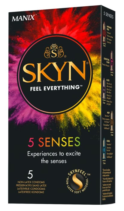 Prezervative Manix SKYN Senses, Feel Everything, 5 Buc. - dimensiuni complete