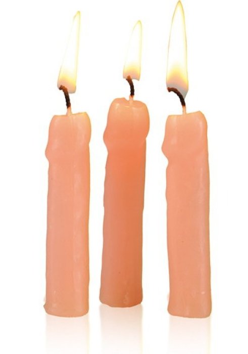 Set Lumanari Ceara Erotica "Candles Penis" 7 cm - Natural##
