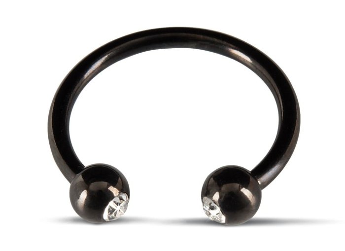 Inel Penis cu Bile Metalice - detaliu design