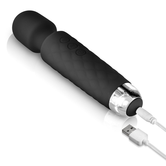 Aparat de masaj, Vibrator Negru, 10 Viteze, Yoba - culoare si material