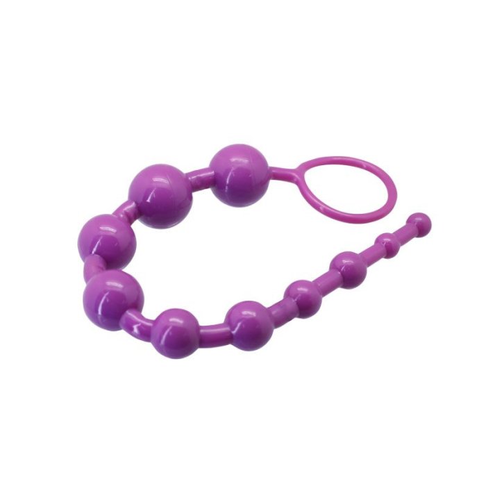 Bile Anale Erotica Purple - culoare si material