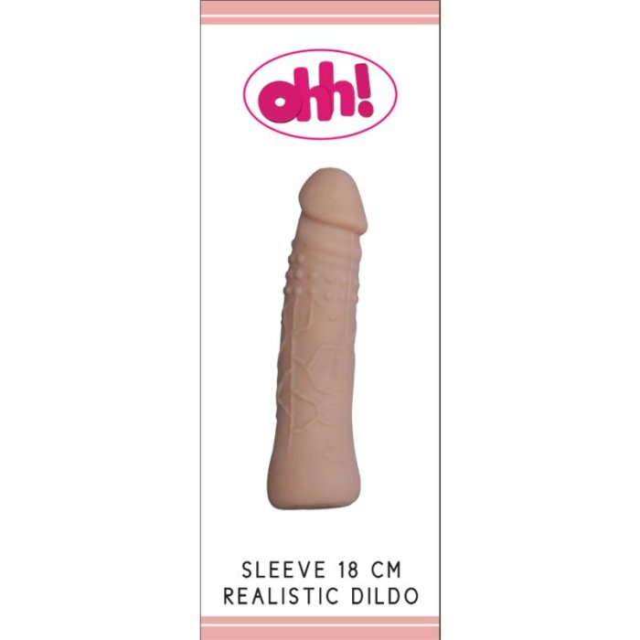 Prelungitor Penis OHH »Sleeve« 18 cm - Natural