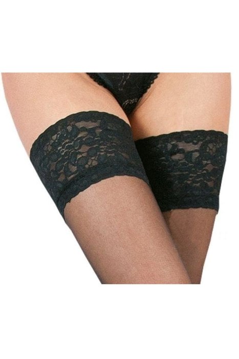 Ciorapi Cu Banda Softline - Negru - culoare si material