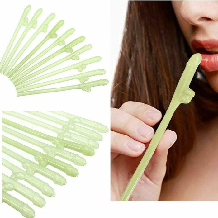 10 Paie Glow in the Dark - detaliu finisaj