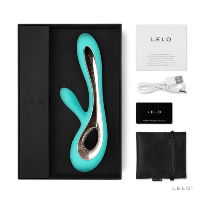 LELO Soraya 2 Aqua, Vibrator Turquoise, Punctul G - culoare si material