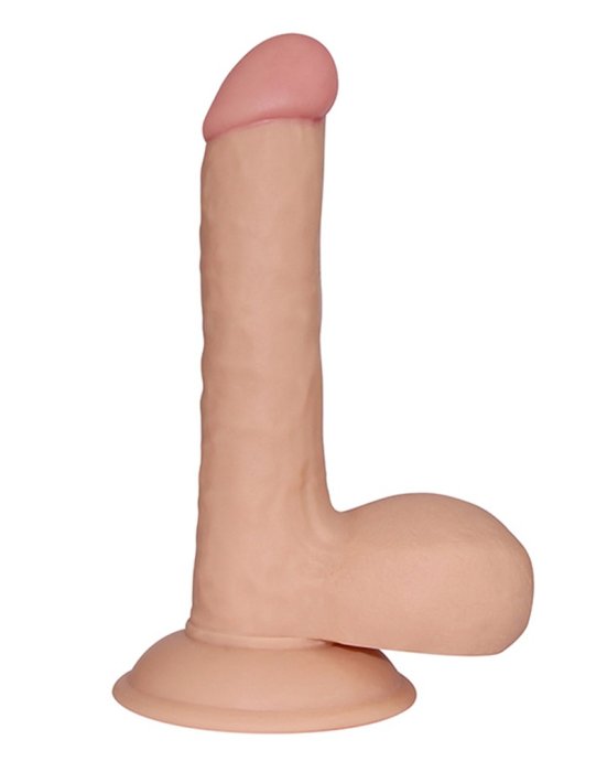 Dildo Ultra Soft Dude Realistic 7.5" - [ 19 cm x 3,9 cm ] - accesorii incluse