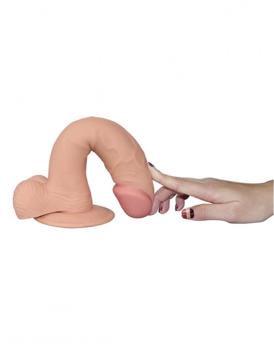 Dildo Ultra Soft Dude Realistic 9"  [ 23 cm x 4,1cm ] - vedere laterala