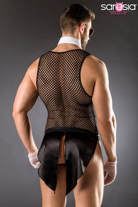 Costum Ospatar Stripper - culoare si material