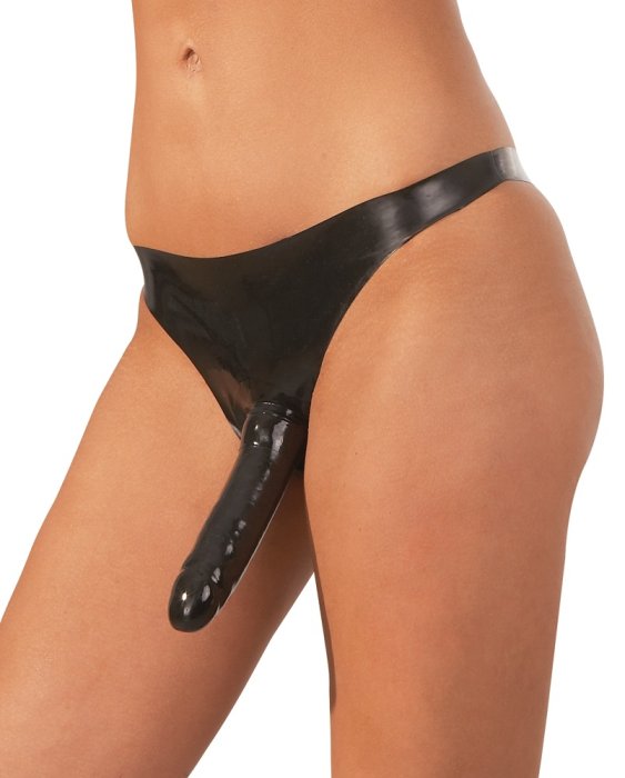 Strapon Latex 2 Dildo - detaliu design