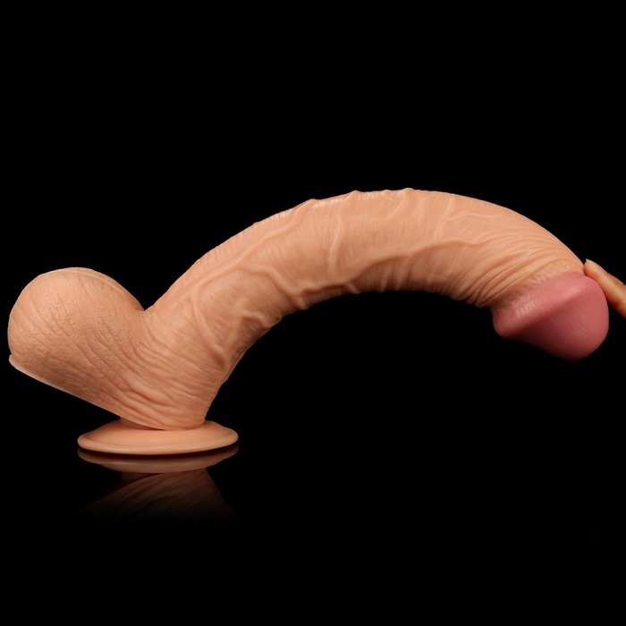 Dildo Realistic Lovetoy "Legendary King Sized" 33cm - Natural##