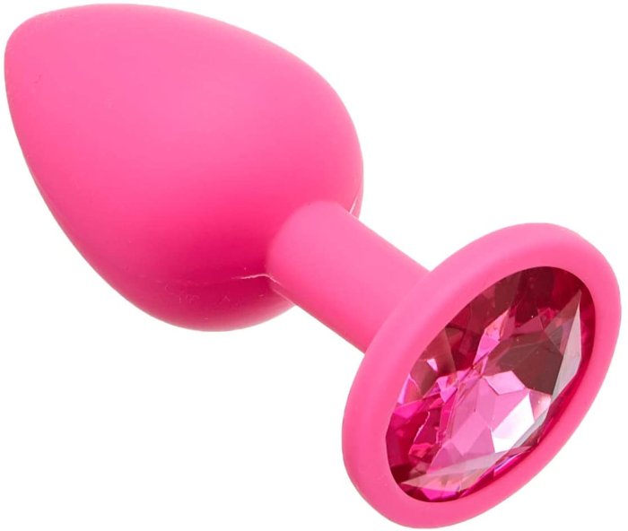 Plug Anal RelaXxxx Silicone Diamont Plug Pink-Pink Small - detaliu design