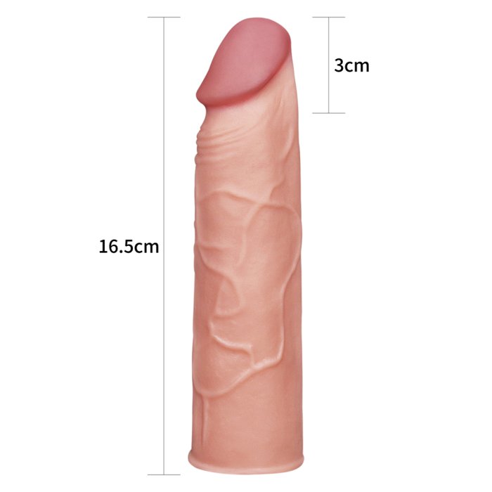 Prelungitor Penis Lovetoy »Pleasure X-Tender 1« 17,3 cm - Natural