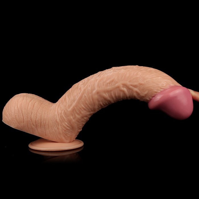 Dildo Realistic Lovetoy "Legendary King Sized"  28,5m - Natural##
