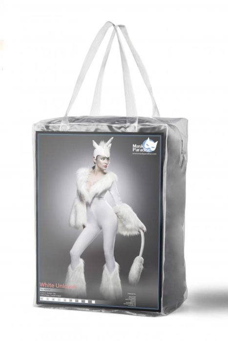 Costum  Unicorn Mask Paradise - Alb - accesorii incluse