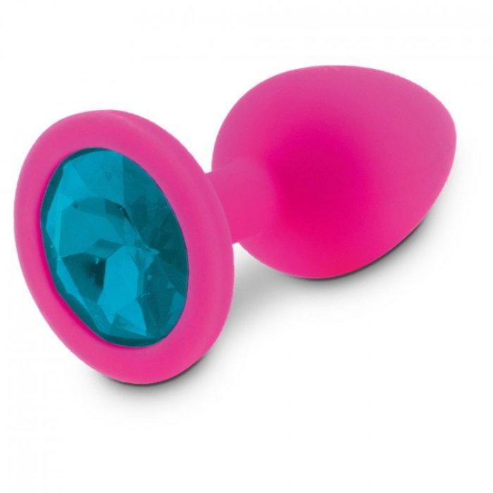 Plug Anal RelaXxxx Silicone Diamont Plug Pink Small - vedere frontala