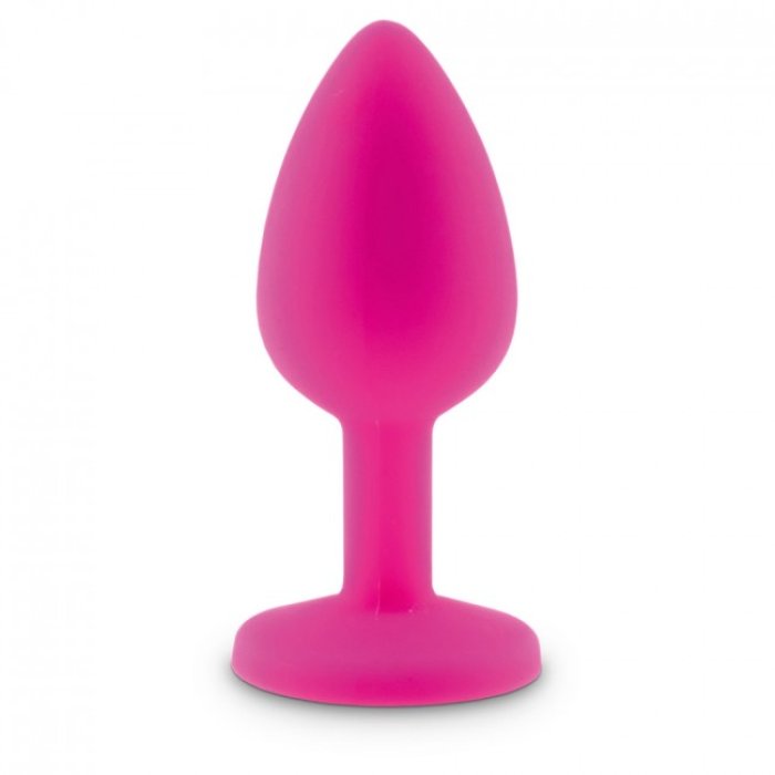 Plug Anal RelaXxxx Silicone Diamont Plug Pink-Pink Small - culoare si material