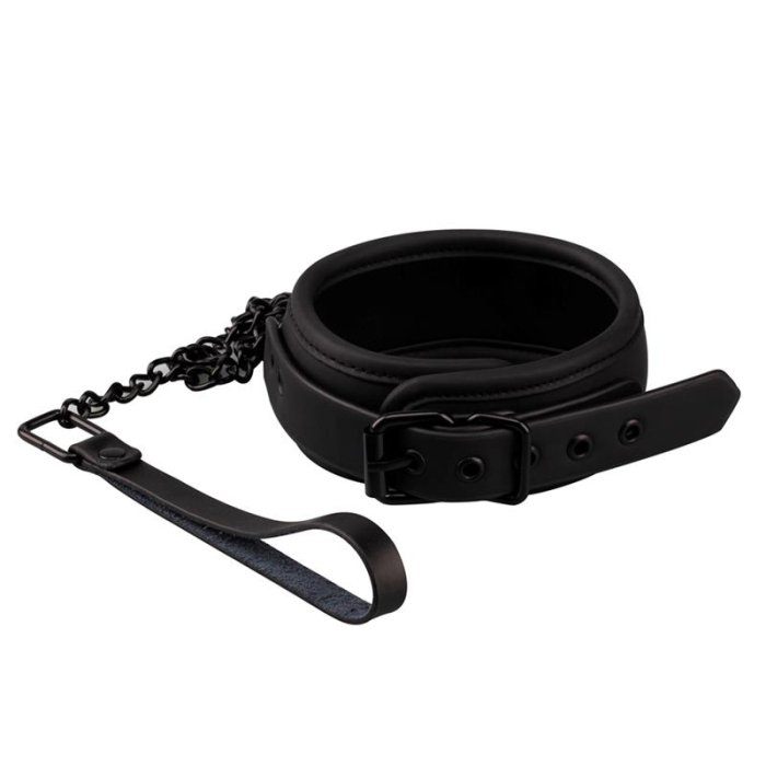 Zgarda cu Lesa si Lant, Neopren, Deluxe, INTOYOU - culoare si material