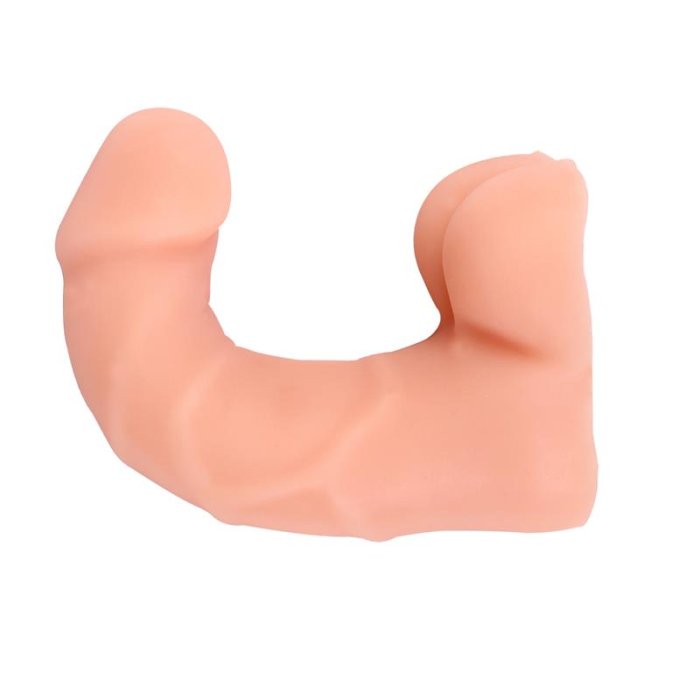 Dildo Realistic, Real Touch XXX Natural, Flexible Cock, 16,4 cm - vedere laterala