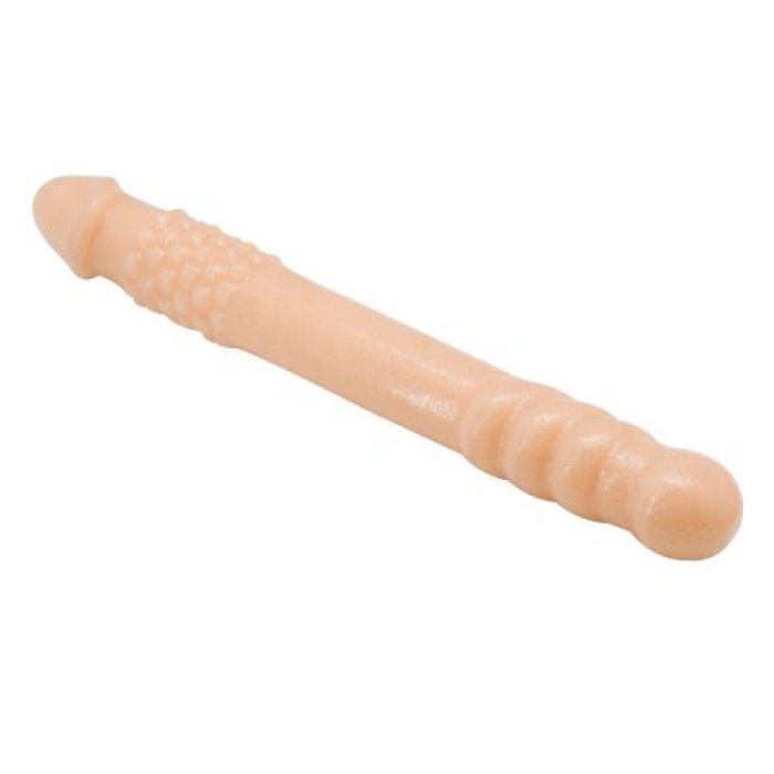 Dildo Dublu Toyz4Lovers 25,4 cm - Natural##