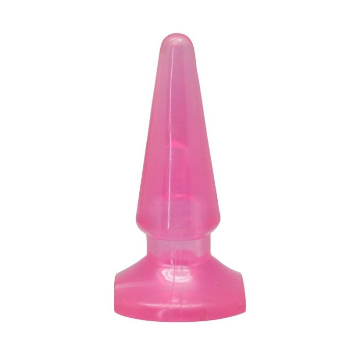 Butt Anal Toyz4Lovers "Jelly Plug" 10,2 cm - Roz##