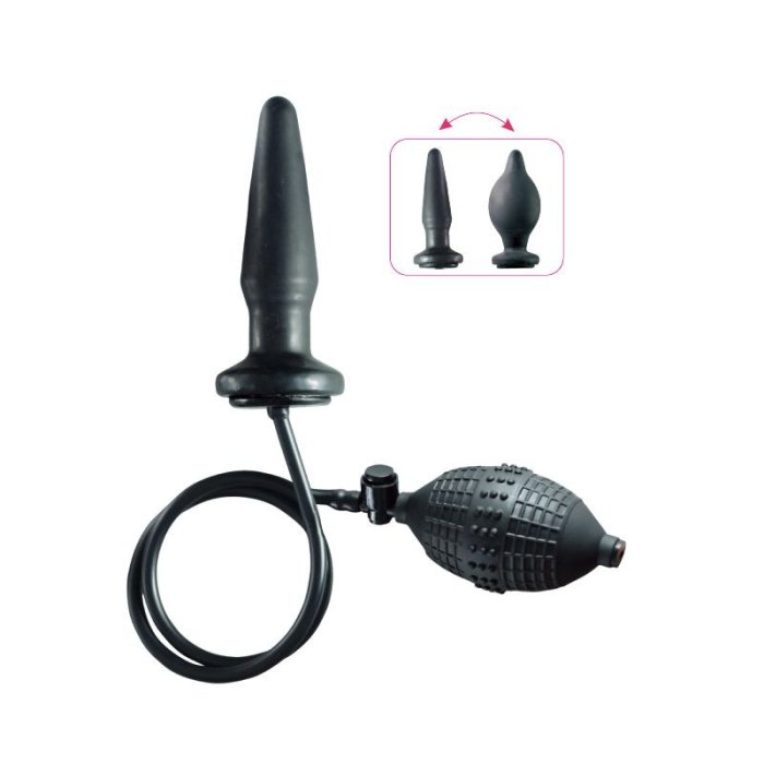 Dildo Anal Gonflabil Toyz4Lovers 12,3 cm - Negru
