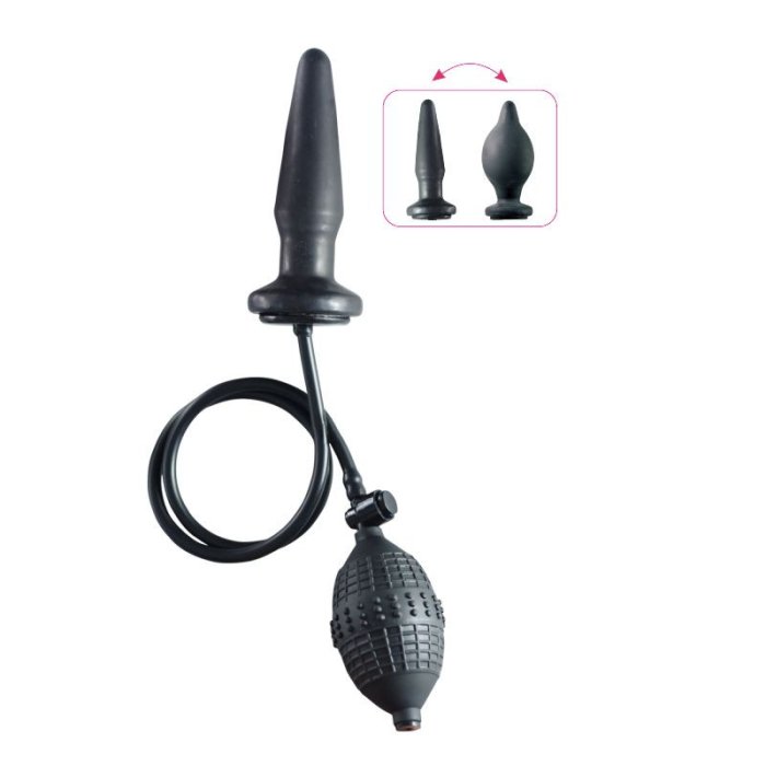 Dildo Anal Gonflabil Toyz4Lovers 12,3 cm - Negru##