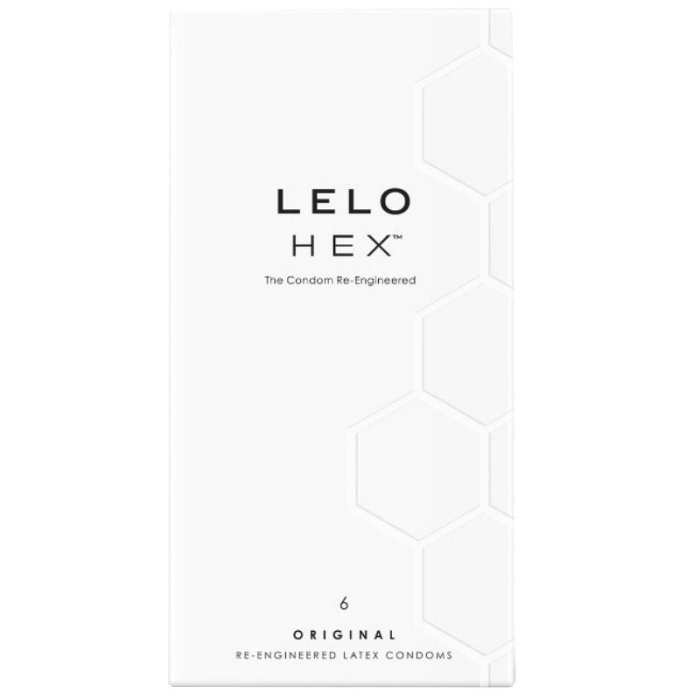 Prezervative LELO HEX Original,  6 Buc - vedere frontala