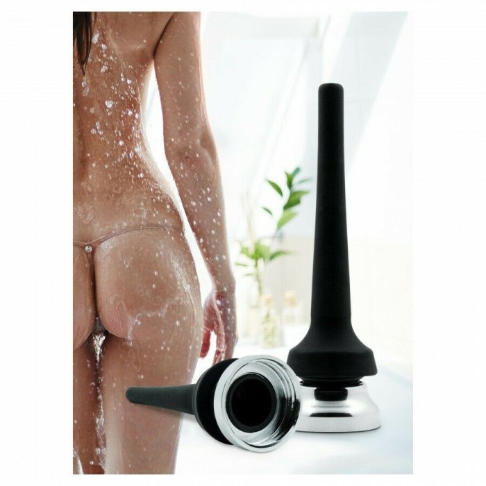 Set Cap de Dus Irigator Intim Shower Anal 9 CM, RelaXxxx - vedere frontala