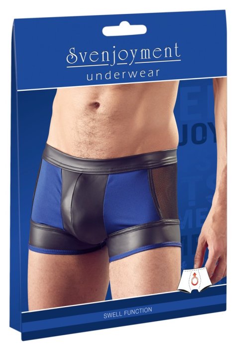 Boxeri Barbati Blue Panther, Wetlook# - detaliu finisaj