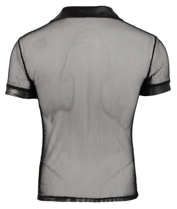 Tricou Tip Camasa Barbati - Svenjoyment - Negru - dimensiuni complete