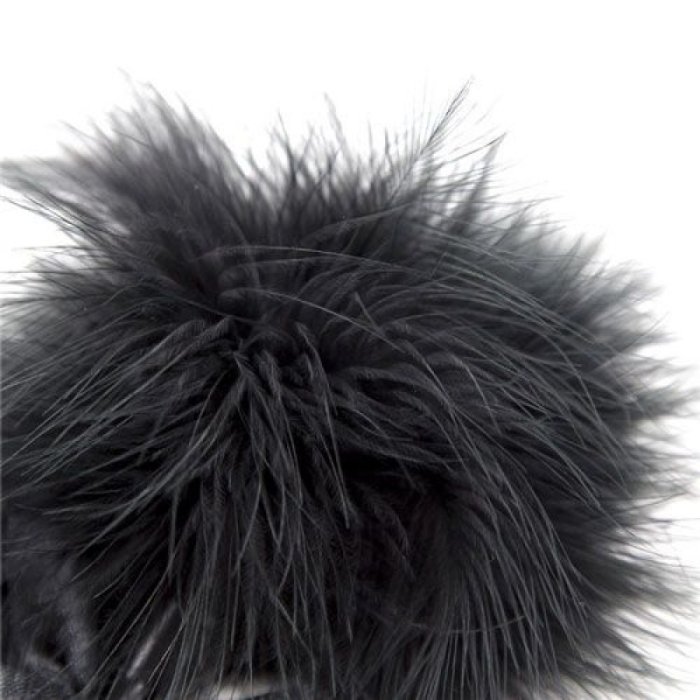 Puf Fetish Art "Tickle Me" - Negru - culoare si material