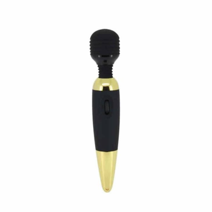 Aparat Masaj Pretty Love »Power Wand Gold« 25 cm - Negru