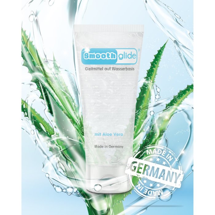 Lubrifiant Anal Smooth Glide™ cu Aloe Vera, calmant, 100 ml - vedere laterala