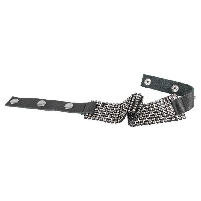 Choker cu Pietre Bat Kitty Negru - Negru