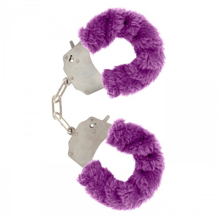 Catuse Plus ToyJoy "Furry Fun Cuffs" Violet