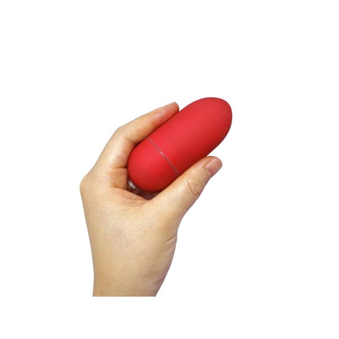 Ou Vibrator MOOVE Egg Remote Control Red - culoare si material