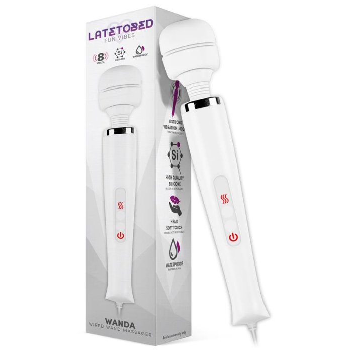 Aparat Masaj LateToBed »Wanda« 32 cm - Alb