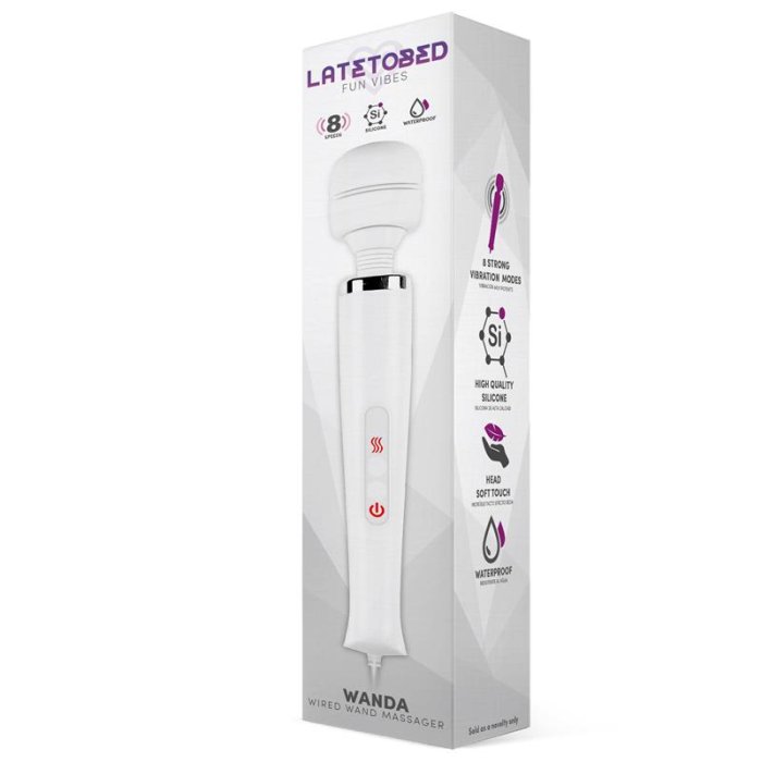 Aparat Masaj LateToBed »Wanda« 32 cm - Alb