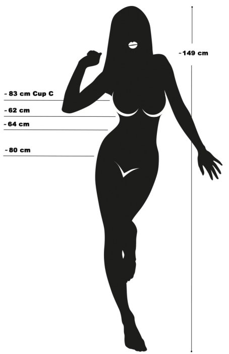 Papusa Gonflabila You2Toys »Pamela Anderson« 160 cm - Natural