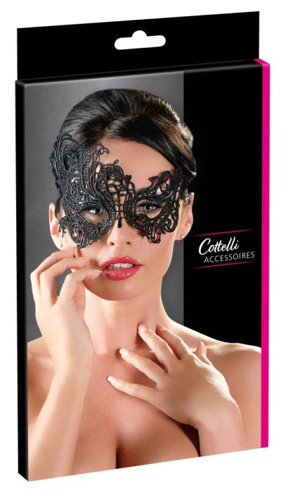 Masca de Ochi Cottelli Collection - Negru## - dimensiuni complete