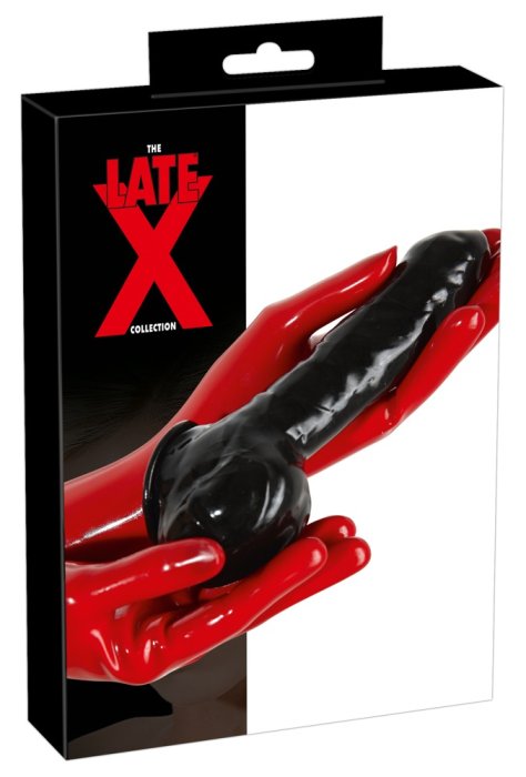 Prelungitor Penis Latex Negru - culoare si material