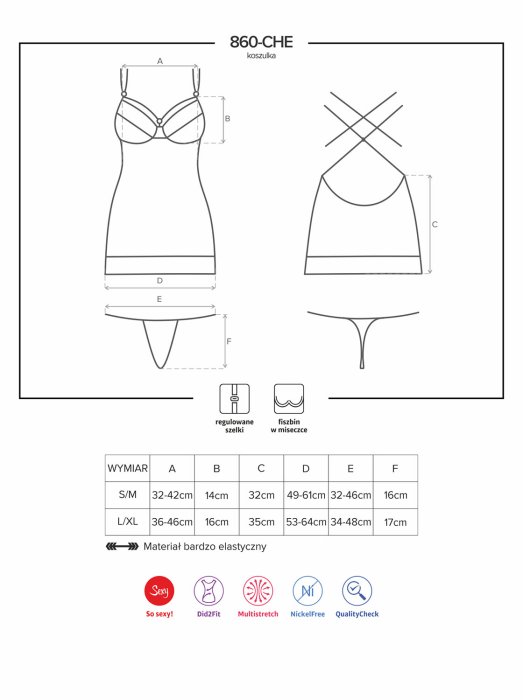 Lenjerie femei seducatoare din dantela rosie, Obsessive# - accesorii incluse