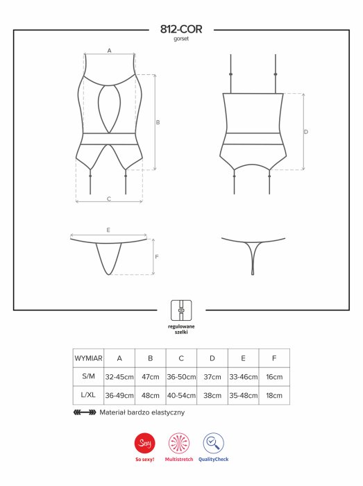 Corset Obsessive, Bonanza# - culoare si material