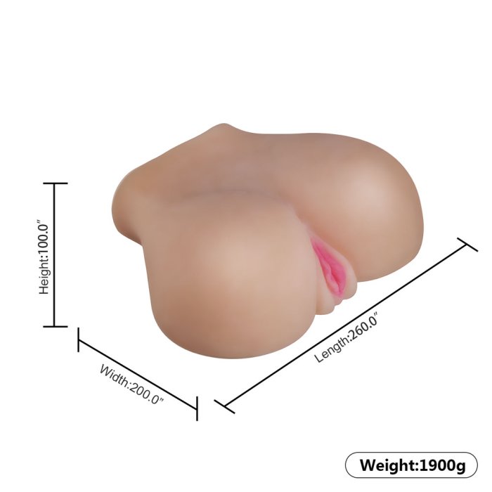 Masturbator Real Stuff "Beautiful Behind" 22 cm - Natural##