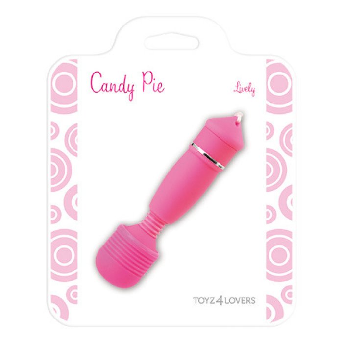 Aparat de Masaj Stimulator Vaginal Toyz4Lovers "Candy Pie" 10 cm - Roz##