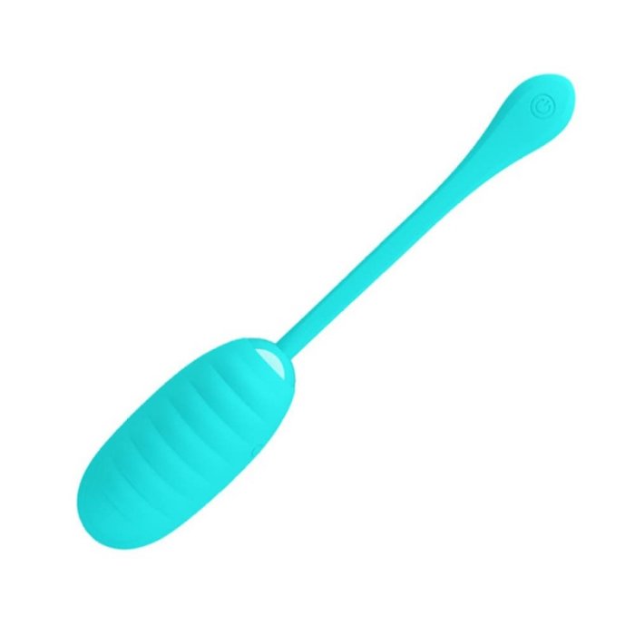 Ou cu vibratii reincarcabil  Pretty Love »Franklin« 19,7 cm - Turcoaz