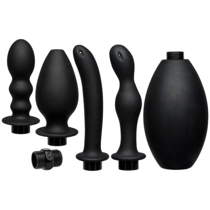 Set Irigator clisma, Doc Johnson, Kink Flow - detaliu design