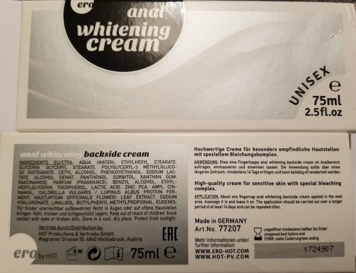 Crema Albire Anala Unisex ERO "Whiteninig Cream" 75 ml##