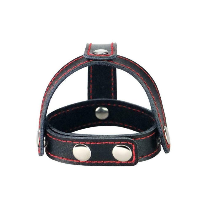 Inel Lovetoy "Bondage Fetish Leather" Negru##