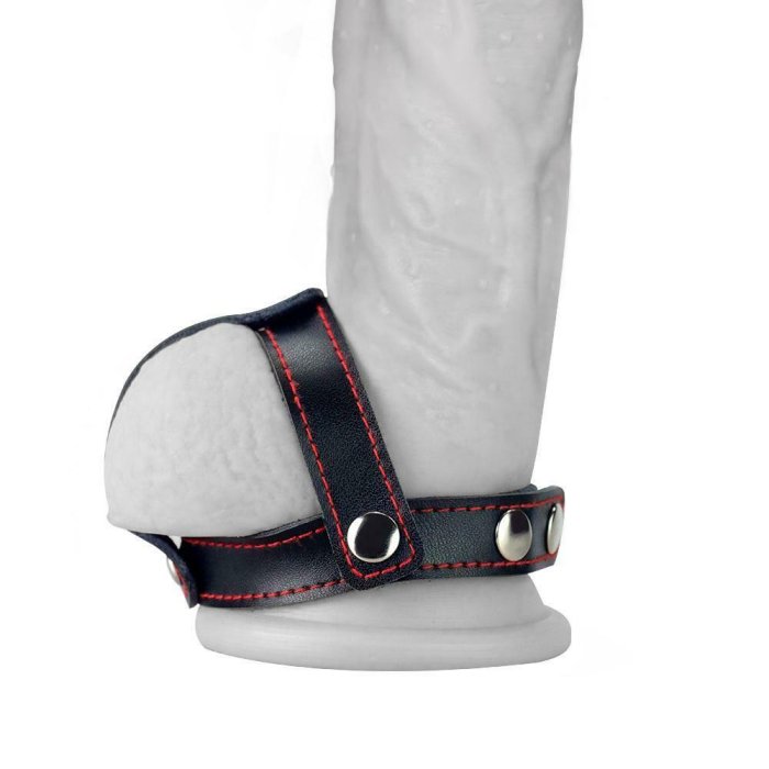 Inel Lovetoy "Bondage Fetish Leather" Negru##